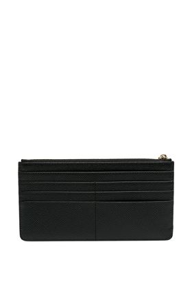 Black leather logo-plaque purse DOLCE&GABBANA | BI1265A100180999